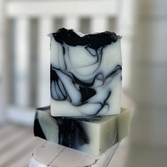 CHARCOAL SWIRL SHAMPOO/SOAP BARS